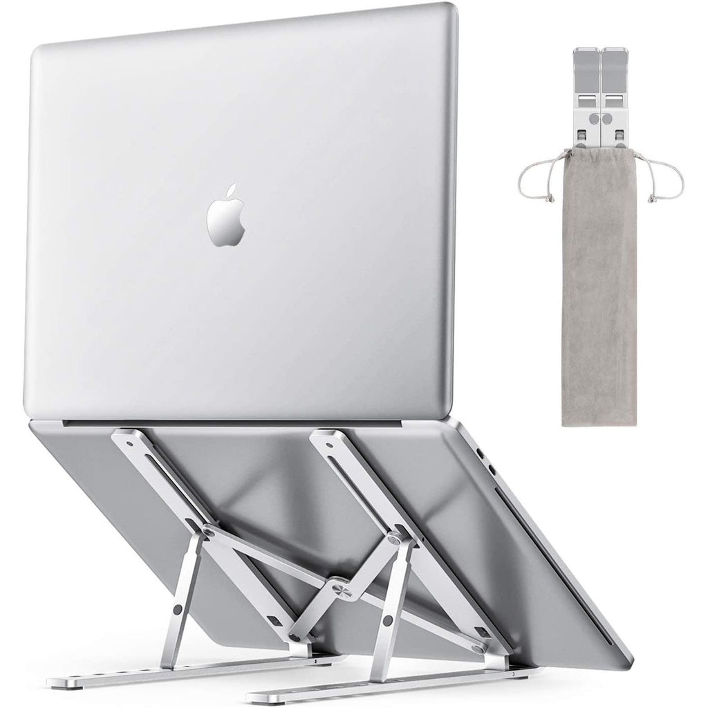 Adjustable Metal Laptop Stand – Foldable & Portable, 7 Height Levels