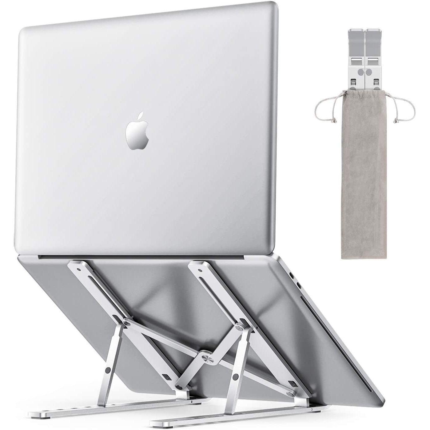 Adjustable Metal Laptop Stand – Foldable & Portable, 7 Height Levels