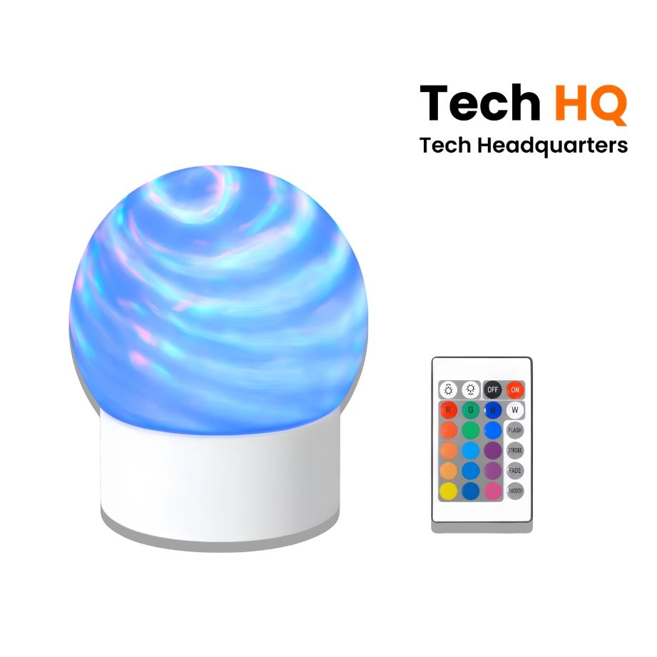 Galaxy Moon Projector Aurora Night Light with Remote, 16 Colors
