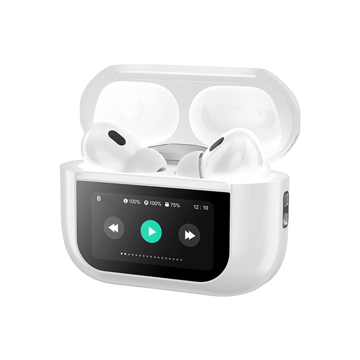 A9 Pro Wireless Earbuds with LED Display ANC/ENC Noise Cancelling Bluetooth Earphones, Touch Control