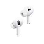 White wireless earbuds with sleek design, ideal for tech gadgets and audio lovers