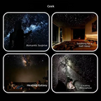 Star Projector USB Night Light – Galaxy Sky Projector for Car Roof & Room Ceiling | 5V Plug & Play