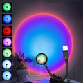 Sunset Projection Lamp USB LED Rainbow Sunset Light for Room Decor