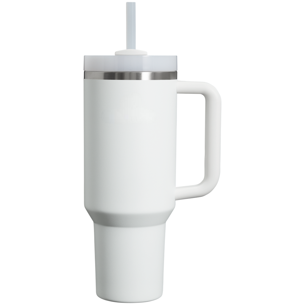 40oz Insulated Tumbler with Handle – Leak-Proof Lid, Stainless Steel