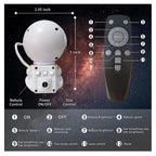 Astronaut Galaxy Projector – Starry Night Light with Remote, RGB Colors