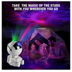 Astronaut Galaxy Projector – Starry Night Light with Remote, RGB Colors